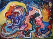 20 Untitled Apr 2009 acrylic on paper 22X30”